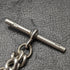 Around 1900 British Antique Pure Silver (925 Silver) Albert Chain 55g Medal Fob